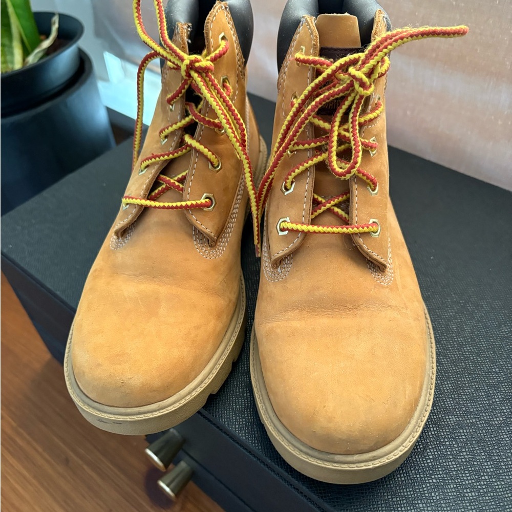 Kids Tan Leather Boots